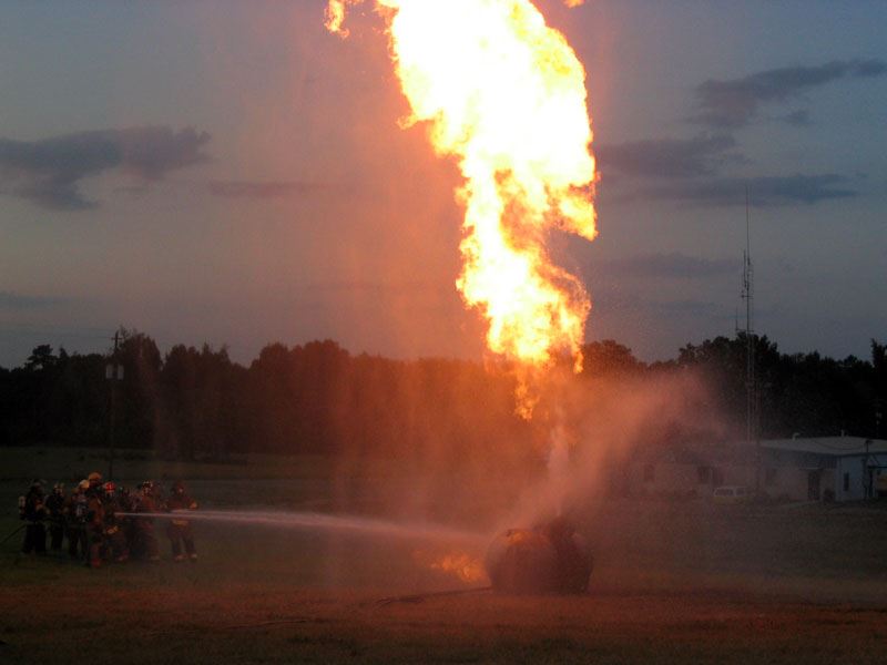 Pressurized Container Fire Control