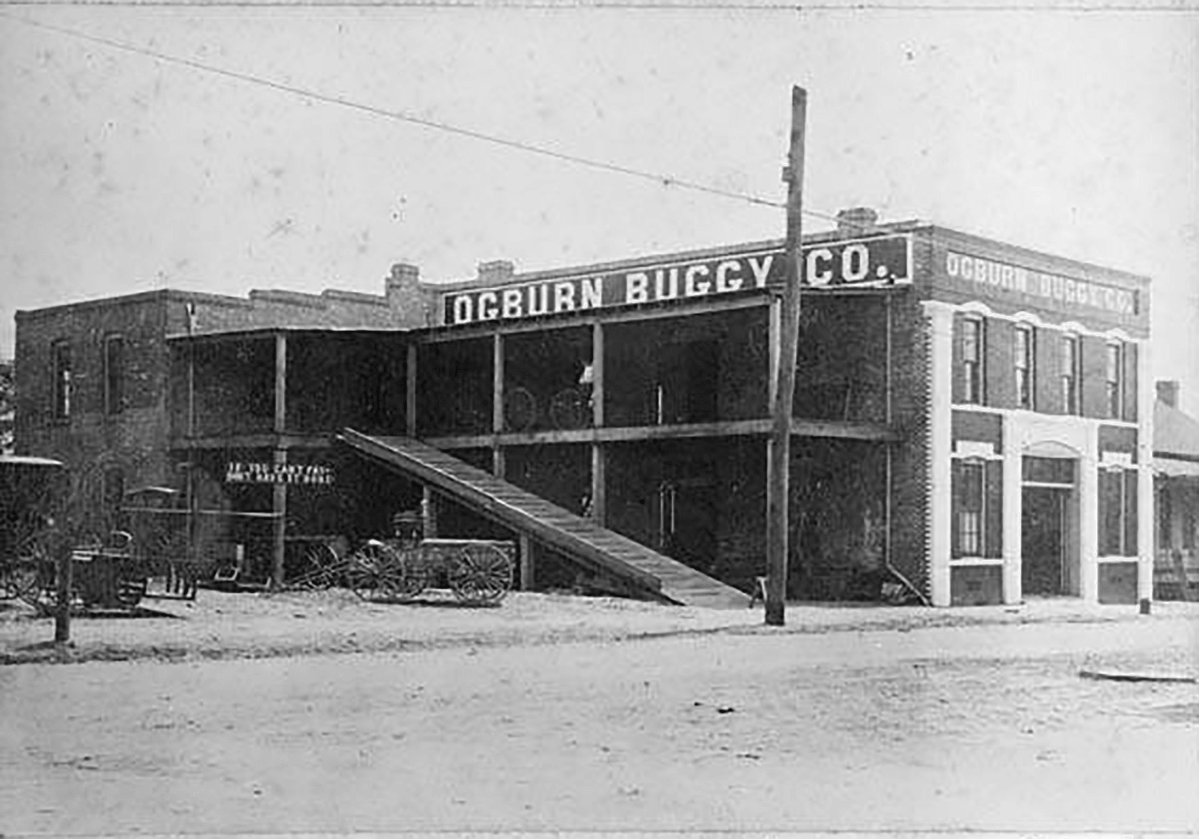 Dublin 1911 Ogburn Buggy Company built by William Oscar Ogburn and located on East Madison Street