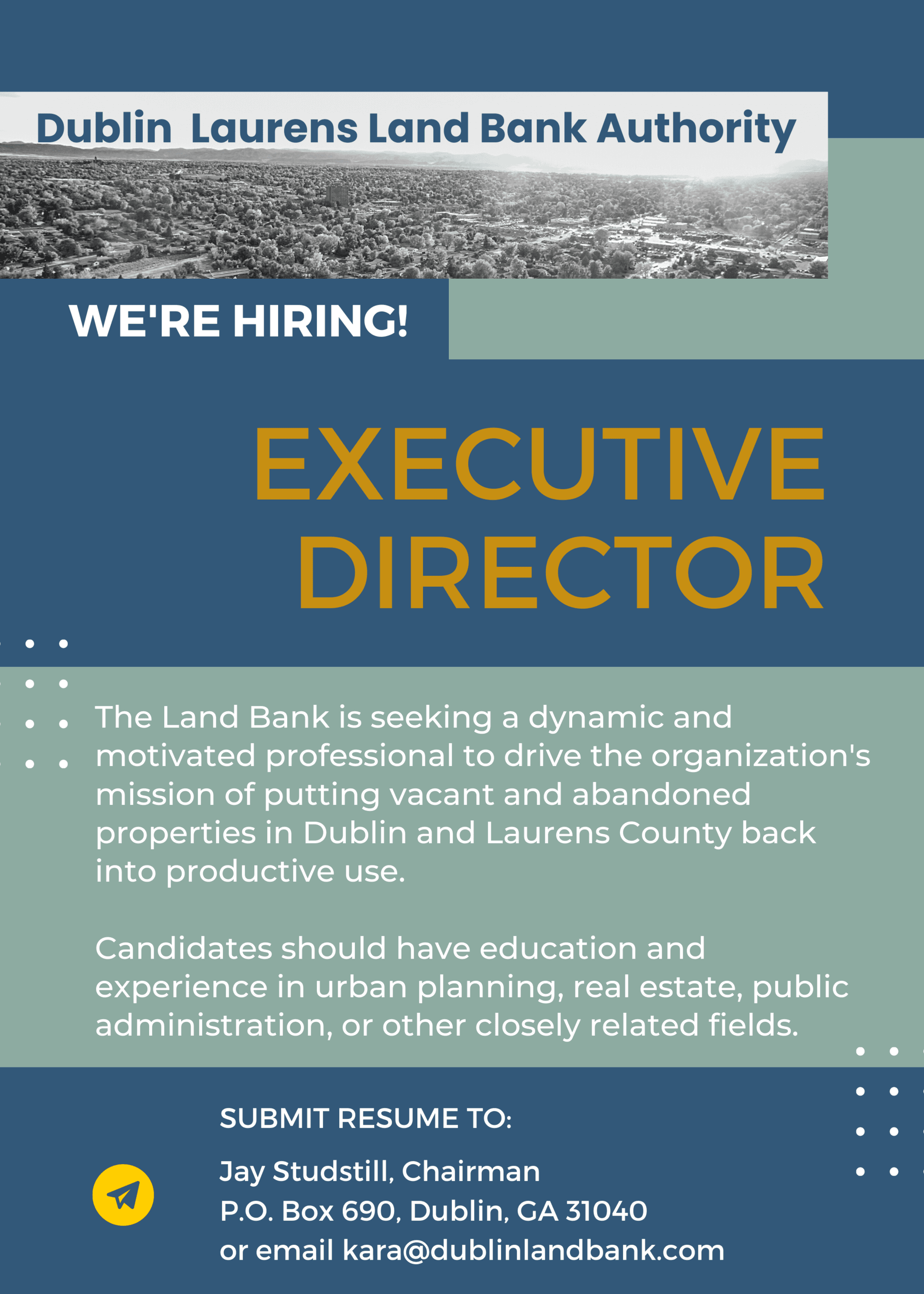 Land Bank ED Job Announcement